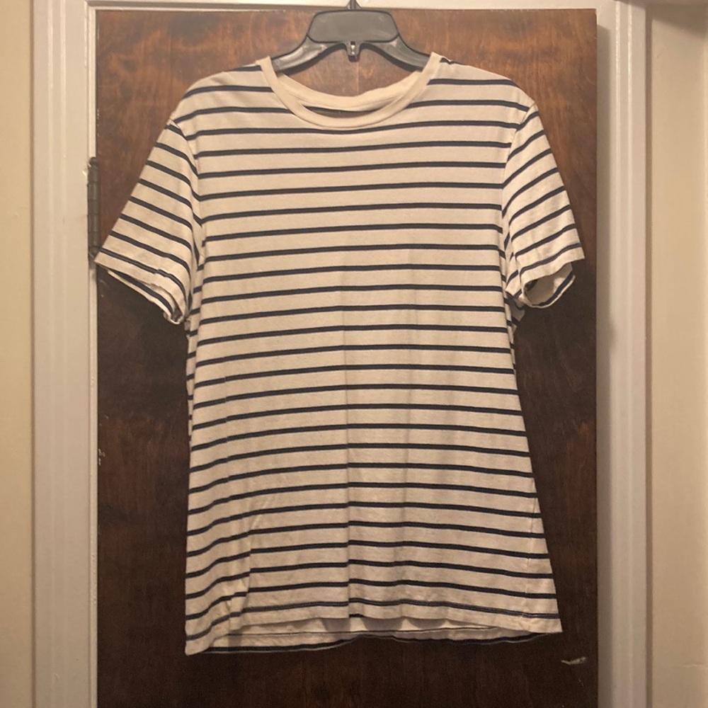 Jcrew Slim Washed Striped Tee